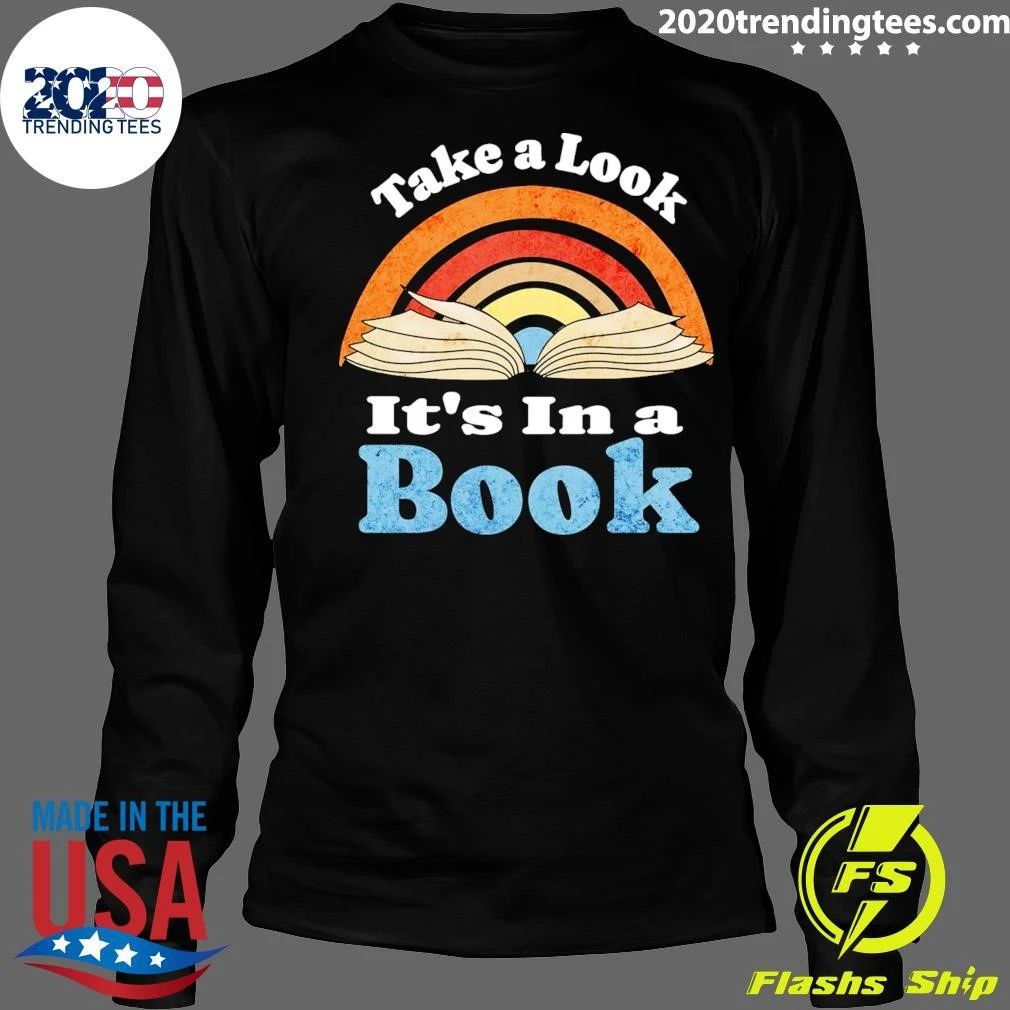 Reading Rainbow Take A Look It’s In A Book Vintage Shirt
