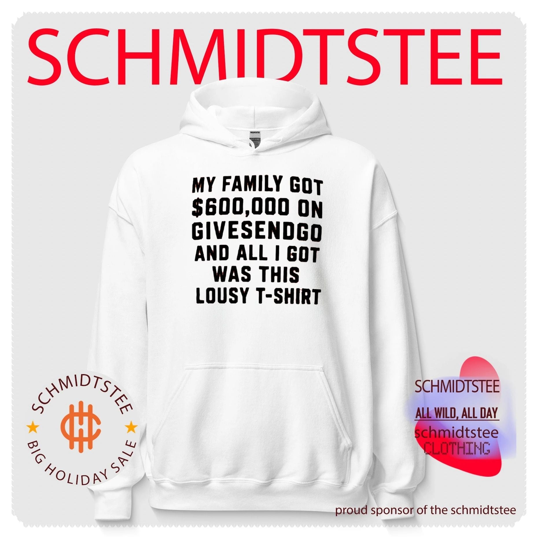 My family got 600000 on givesendgo and all I got was this lousy shirt