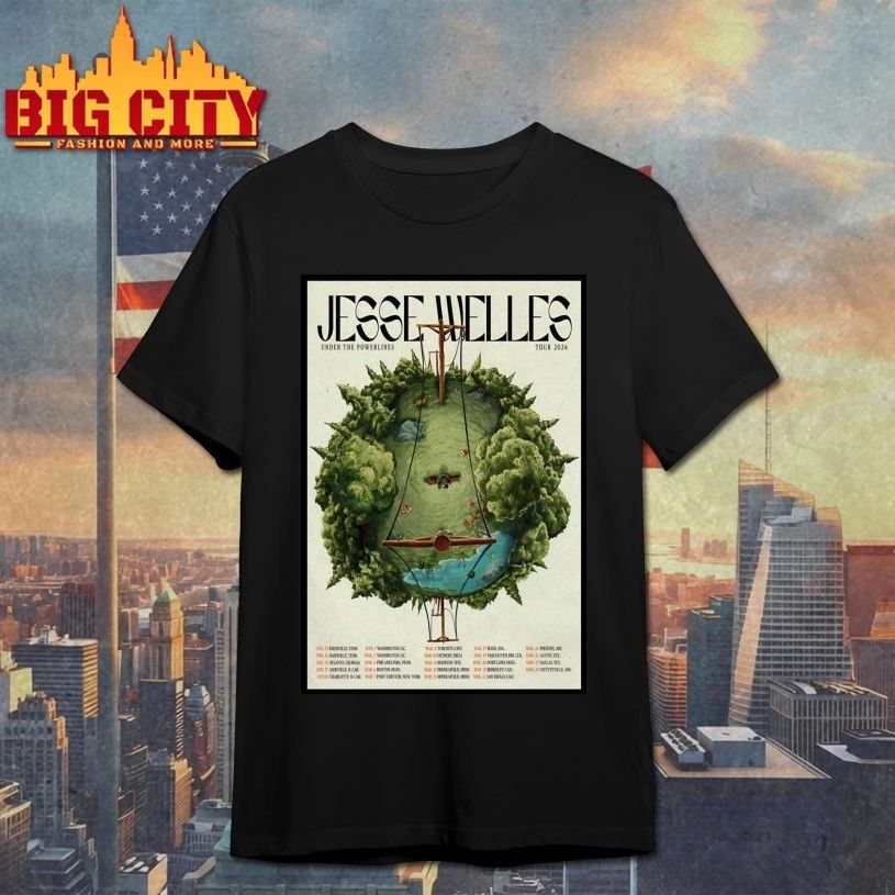 Jesse Welles Spring Tour 26 Poster T-shirt