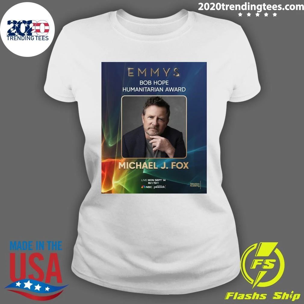 Emmys Bob Hope Humanitarian Award Michael J. Fox Shirt