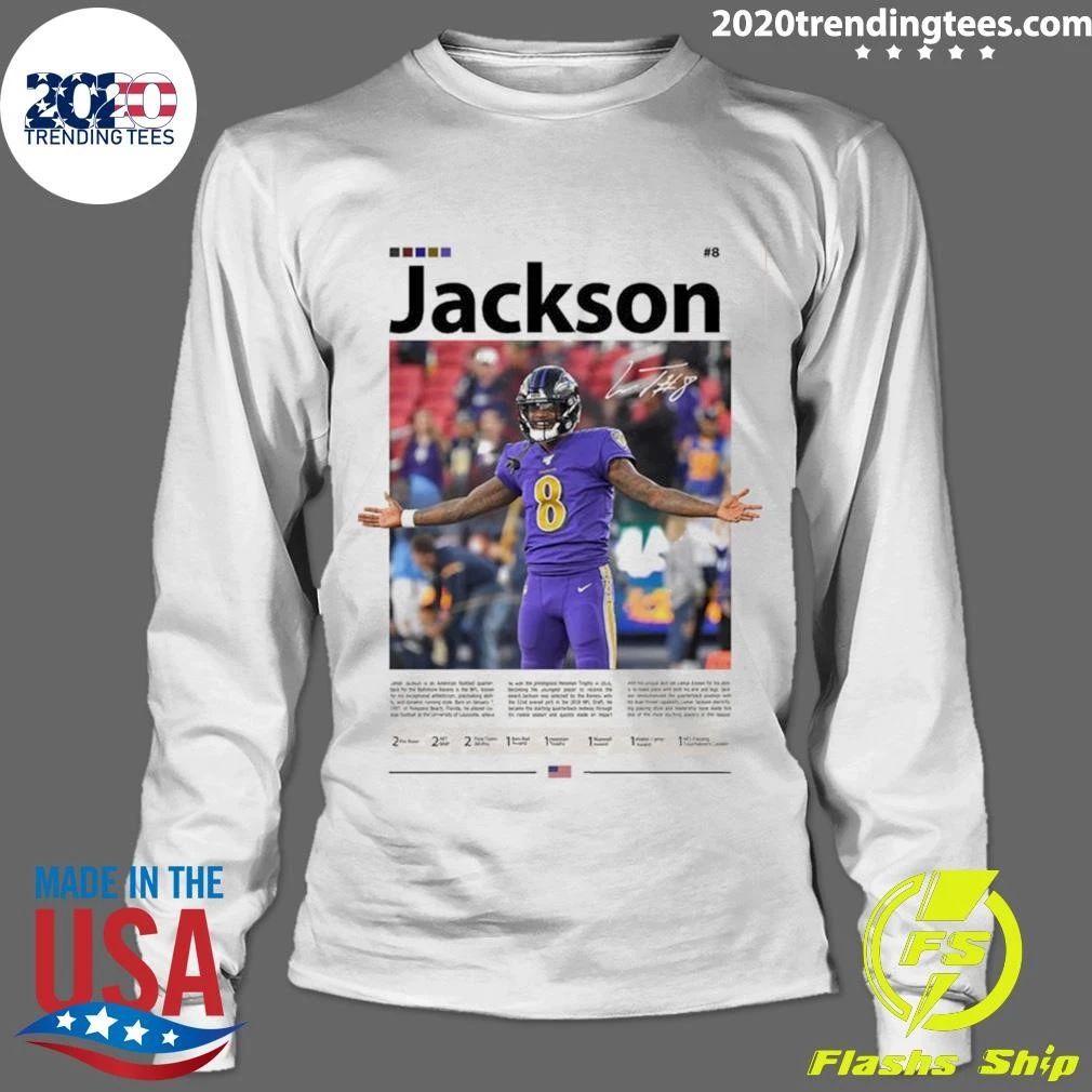 Lamar Jackson Football Player Signature Shirt