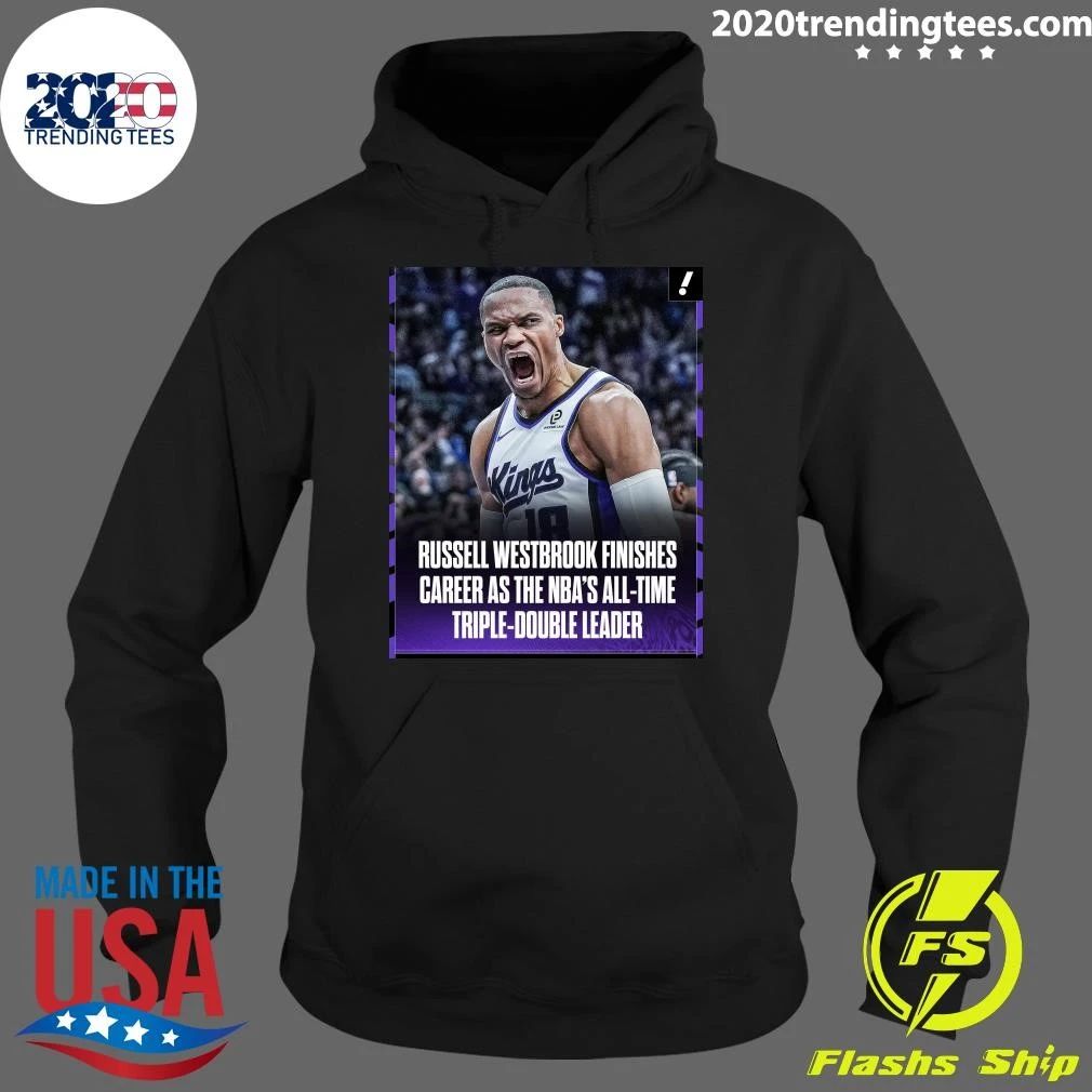 Russell Westbrook Finishes Career As The Nba’s All-Time Triple-Double Leader Shirt