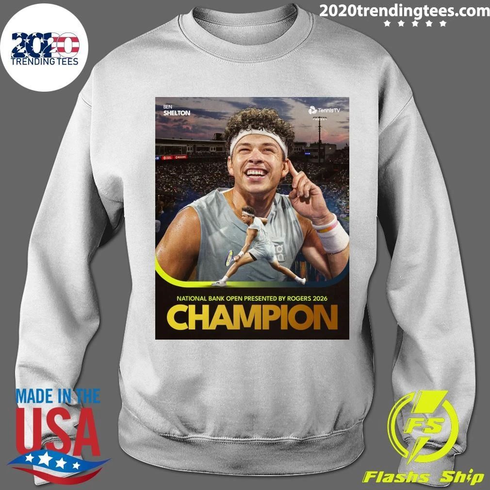 National Bank Open Presented By Rogers 2026 Champion Ben Shelton Shirt