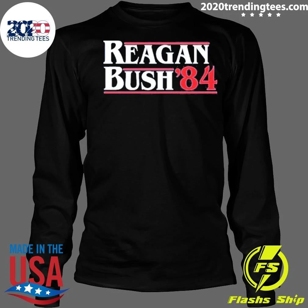 Reagan Bush ’84 1984 Campaign History Shirt