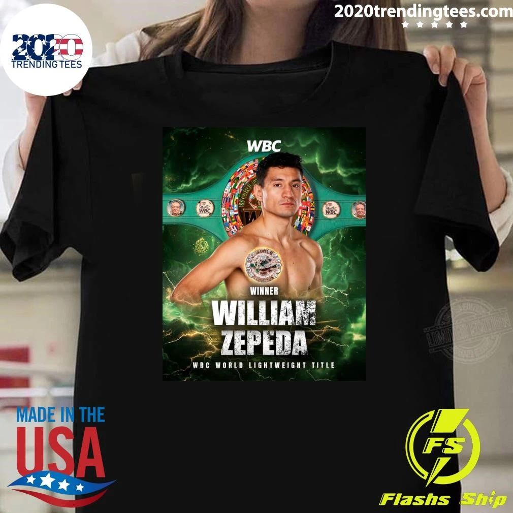 The New WBC Lightweight Champion Of The World William Zepeda Shirt
