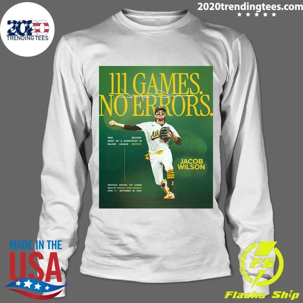 Jacob Wilson 111 Games No Errors Shirt
