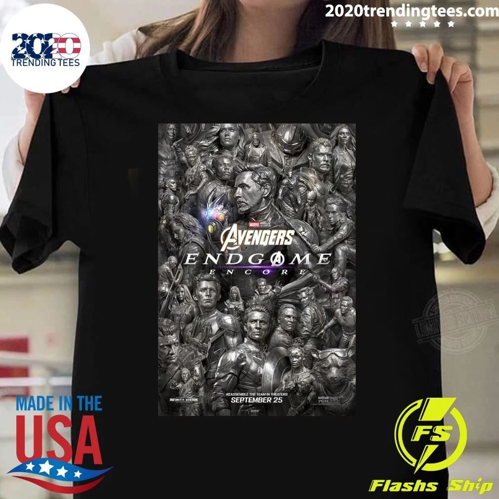Avengers Endgame Encore returns to theaters September 25, 2026 Shirt