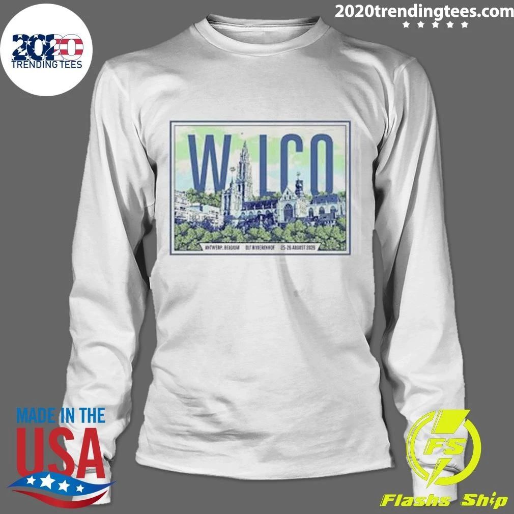 Wilco Band Antwerp Belgium Event Poster At OLT Rivierenhof In Antwerp Belgium On August 25 2026 Shirt