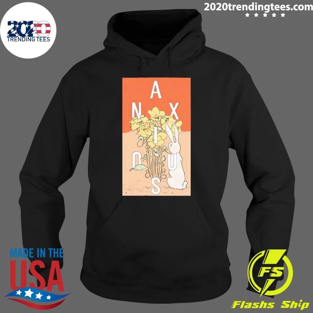 Anxious Merch Summer And Fall Tour 2026 Bouquet And Rabbit Shirt