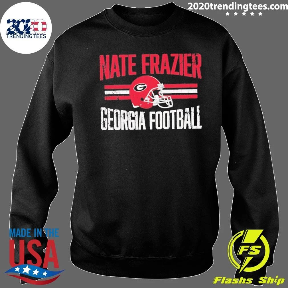 Nate Frazier Georgia Bulldogs NCAA Football Helmet Hero Shirt