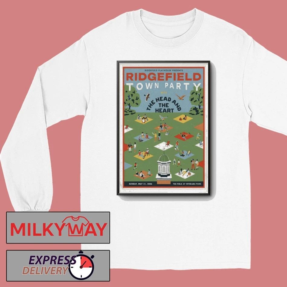 The Head And The Heart Ridgefield CT 5 31 2026 Poster shirt