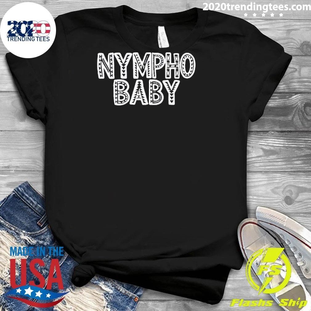 Grayson Waller Wearing Nympho Baby Shirt