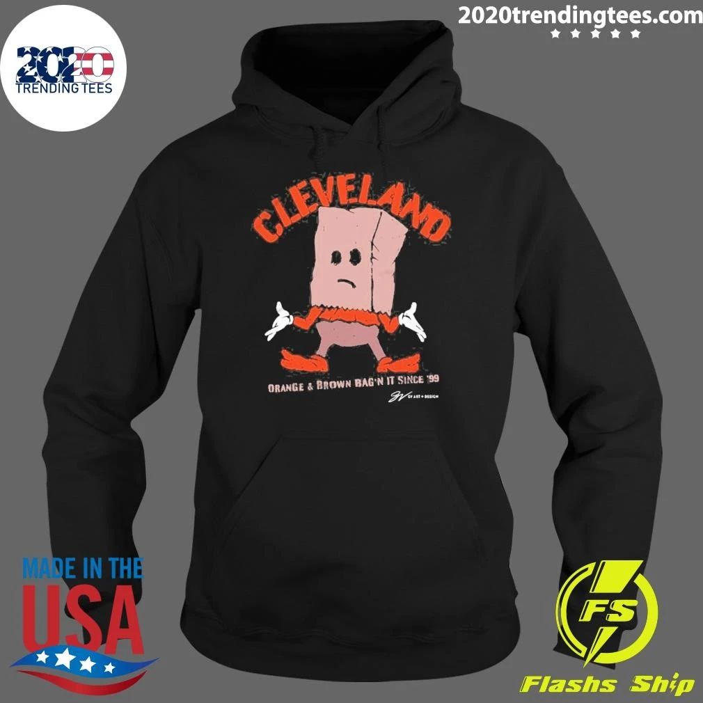 Cleveland Orange & Brown Bag It Since 99 Signature Shirt