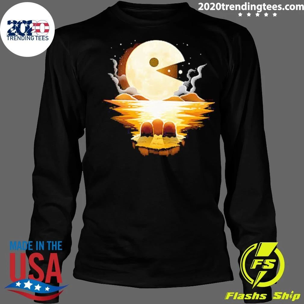 Pac-Man Gamer Moon Shirt