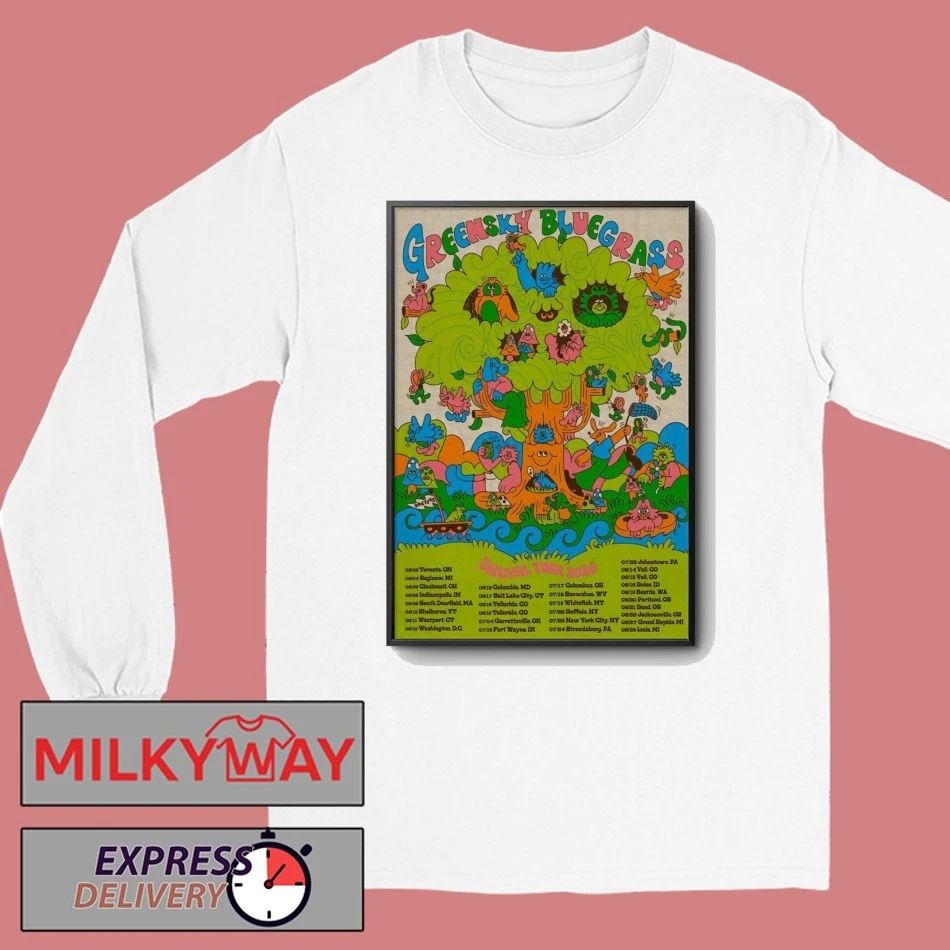 Greensky Bluegrass Summer Tour 2026 LE Poster shirt