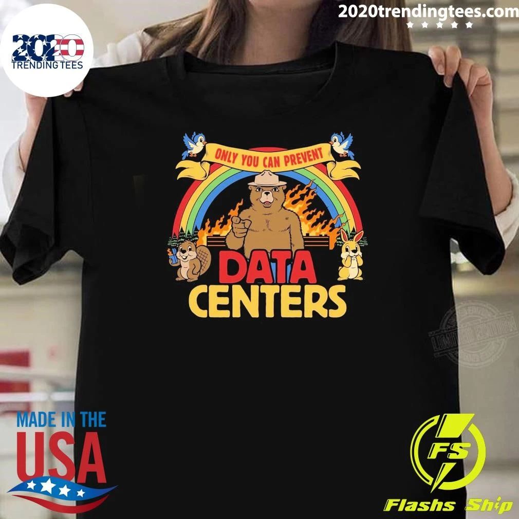 Bear Only You Can Prevent Data Centers Tee Shirt