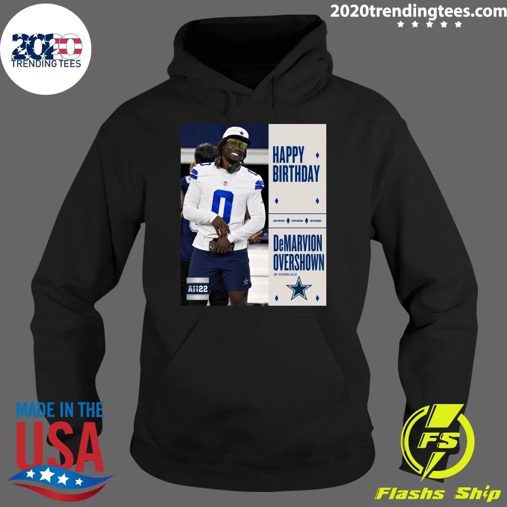 Happy 26th Birthday to Cowboys linebacker DeMarvion Overshown Shirt
