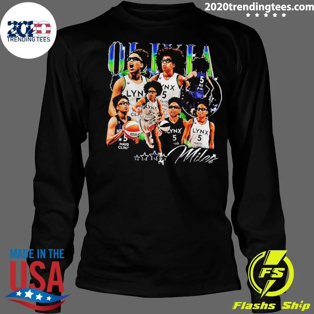 Olivia Miles Minnesota Lynx Basketball Team Wnba Graphic Vintage Shirt