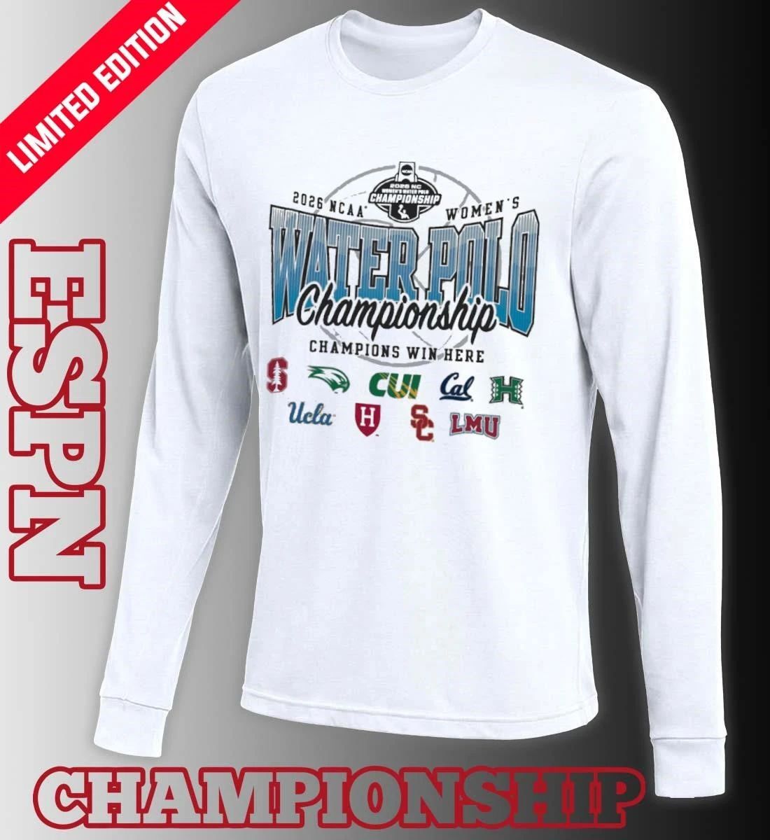 April 26, 2026 NCAA Women’s Water Polo Championship Shirt