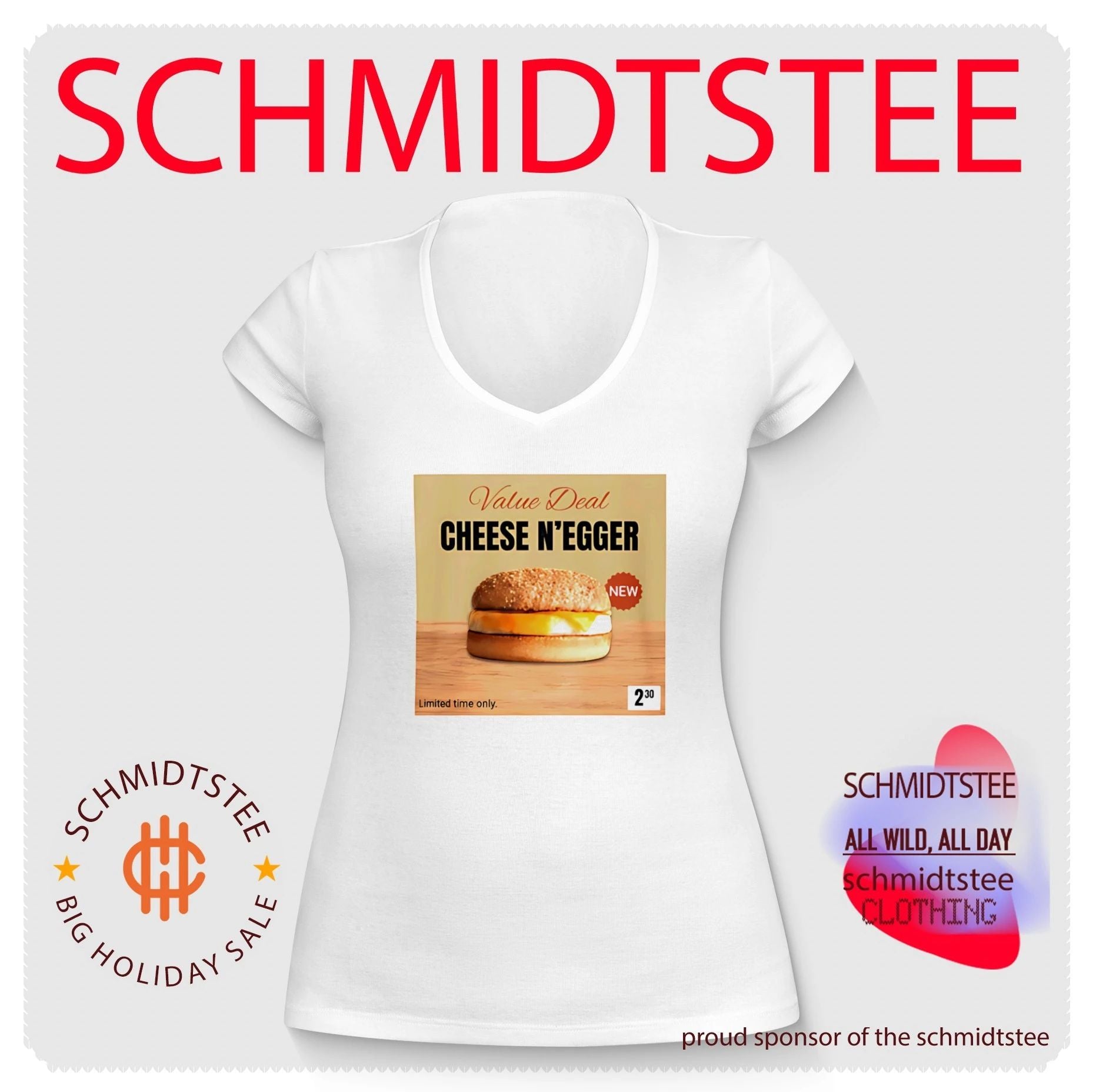 Value Deal Cheese N’Egger hamburger shirt