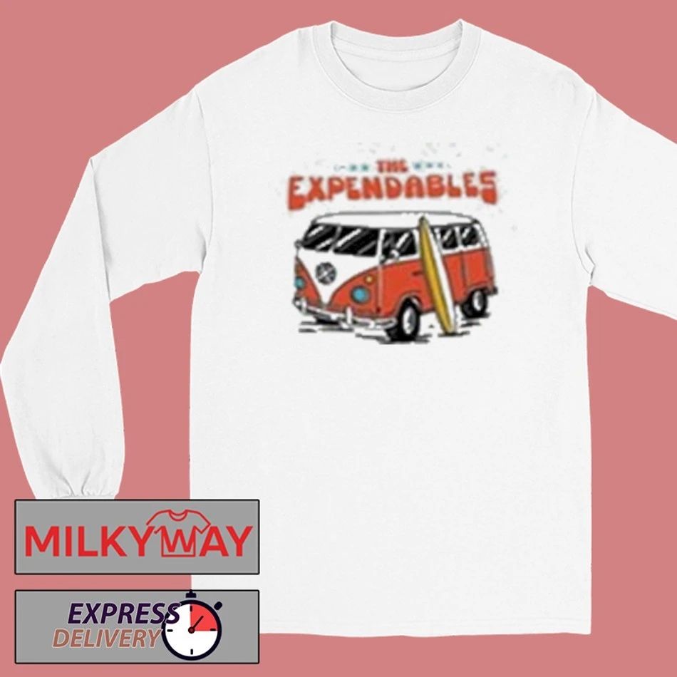 LIMITED The Expendables White 2026 TEE Santa Cruz Tour shirt