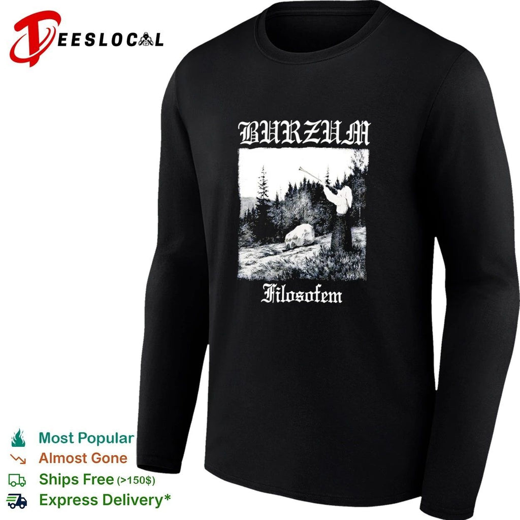 Burzum Filosofem black metal Varg Vikernes T-shirt