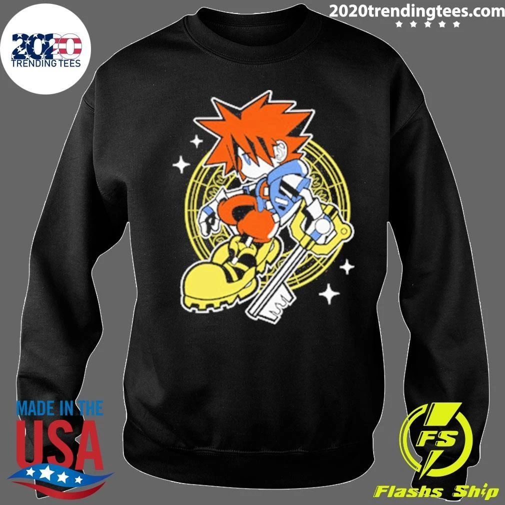 Kingdom Hearts Compilation Sora in Keyblade Shirt