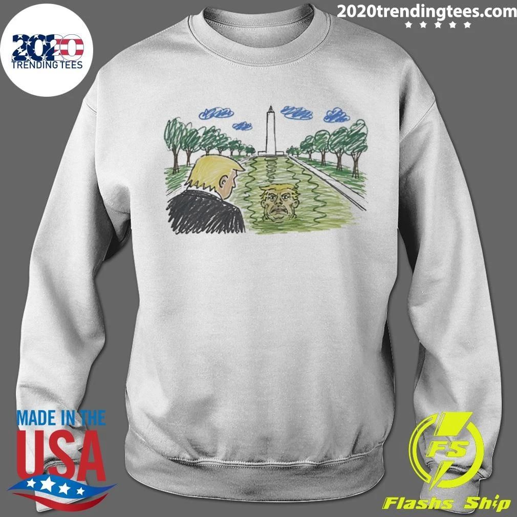 Reflecting Fool Donald Trump Washington Monument Shirt