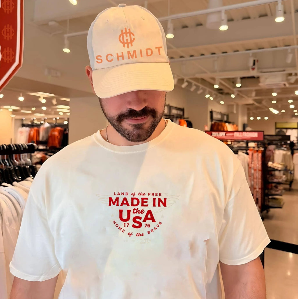 Land of the free made on the USA America 2026 shirt