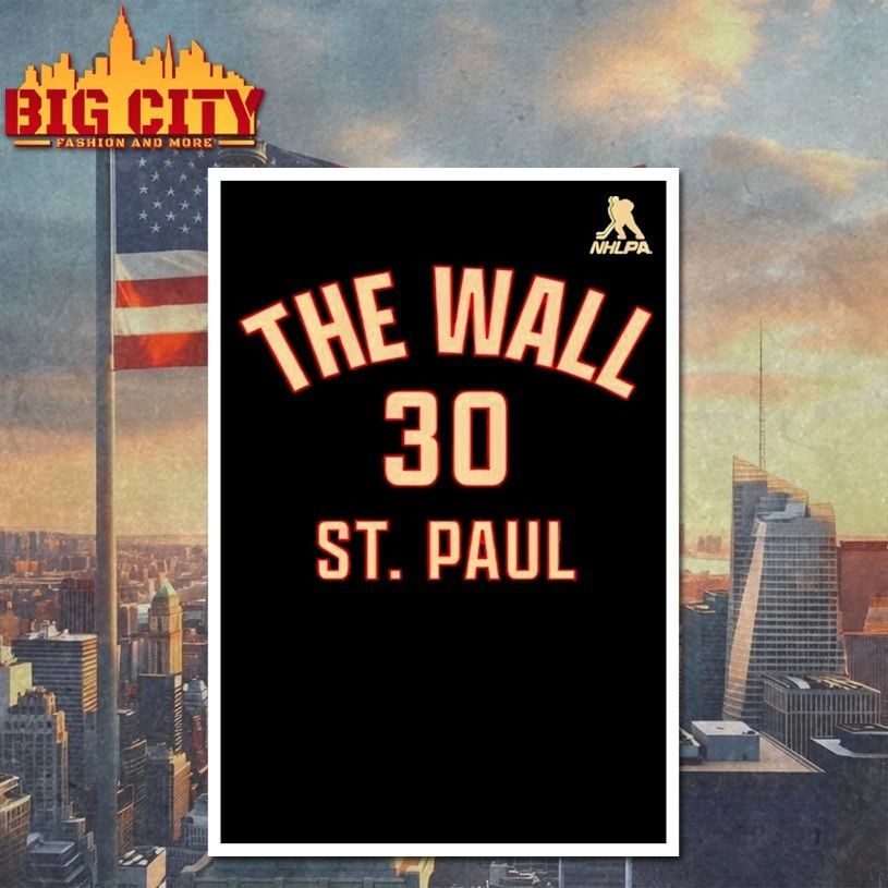 Jesper Wallstedt The Wall of St. Paul Name & Number t-shirt
