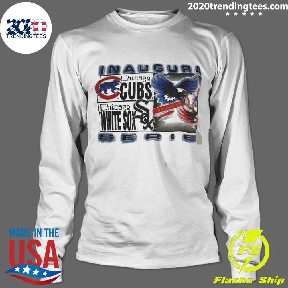 Chicago Cubs MLB White Sox Inaugural American Series Eagle Baseball shirt