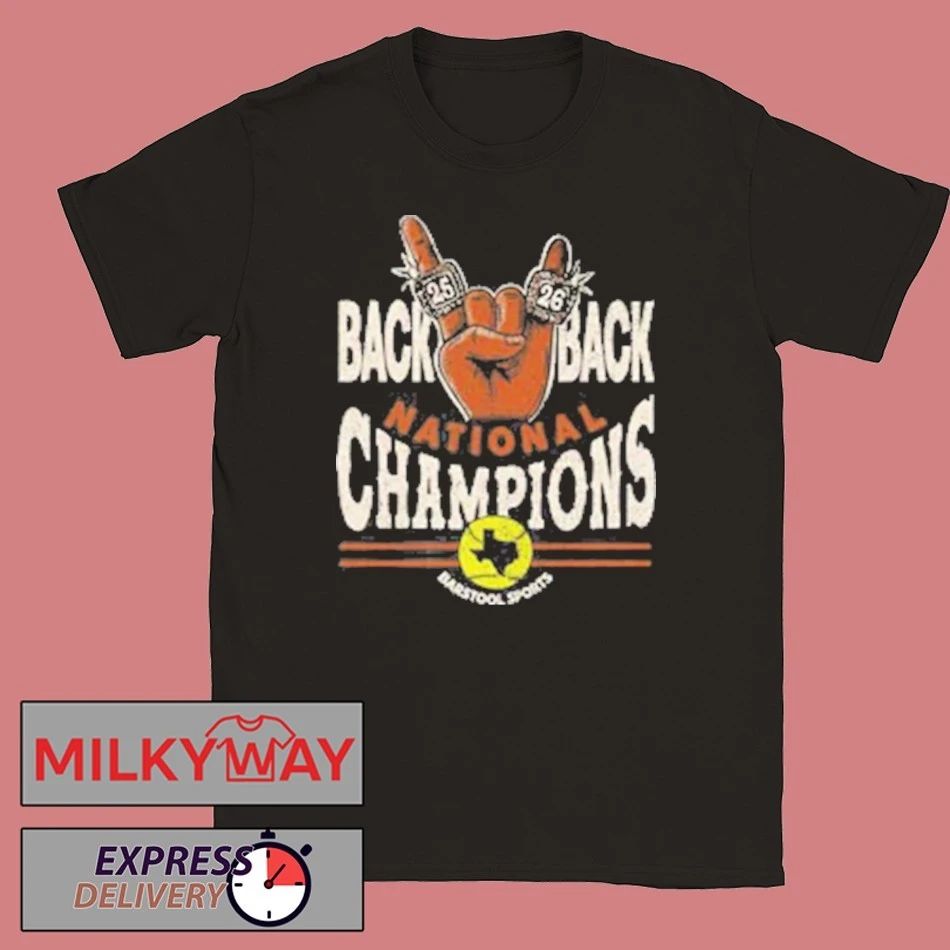 Back to Back Softball National Champions Pocket 2025 2026 Shirt