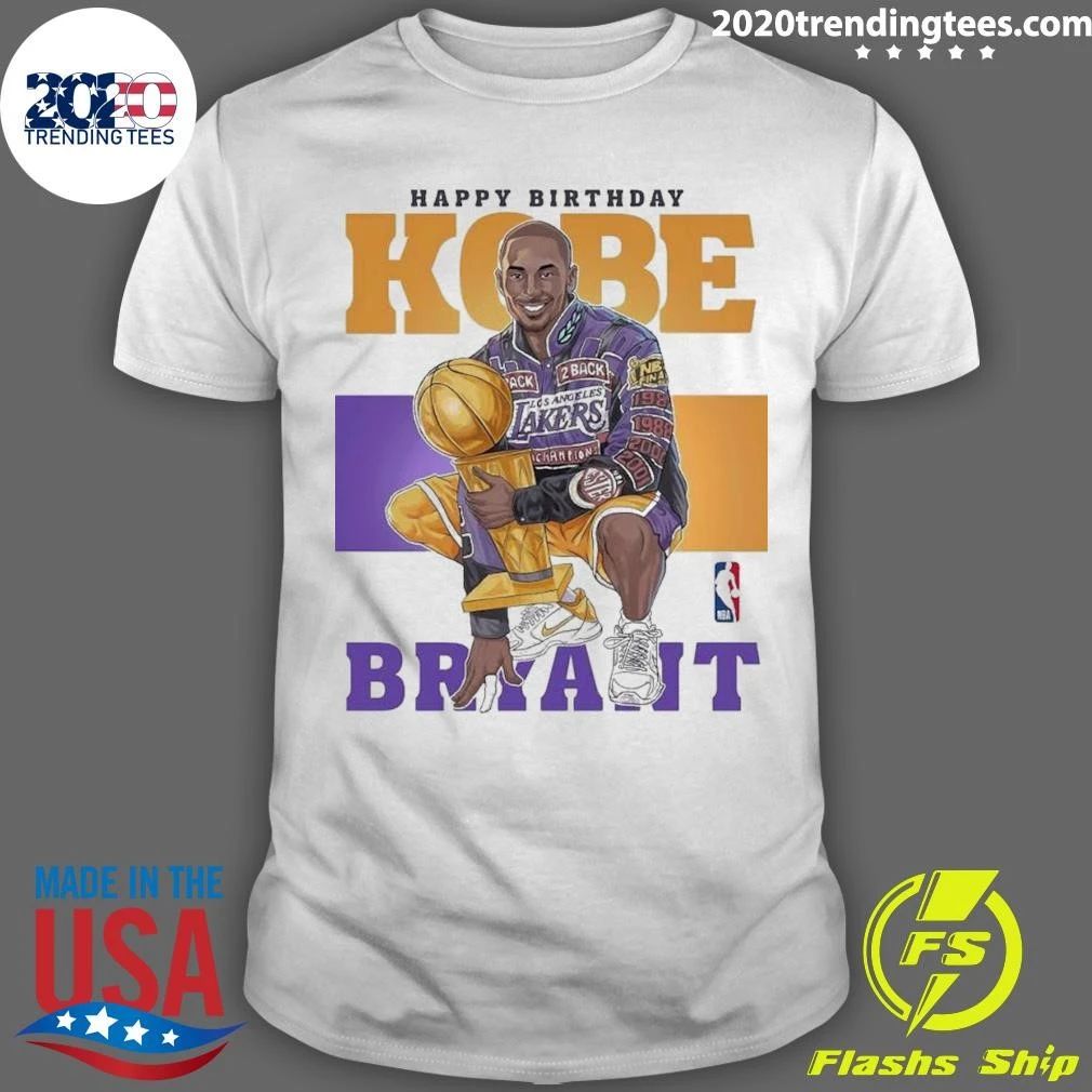 Remembering And Celebrating Kobe Bryant On His Birthday, Forever A Legend Shirt