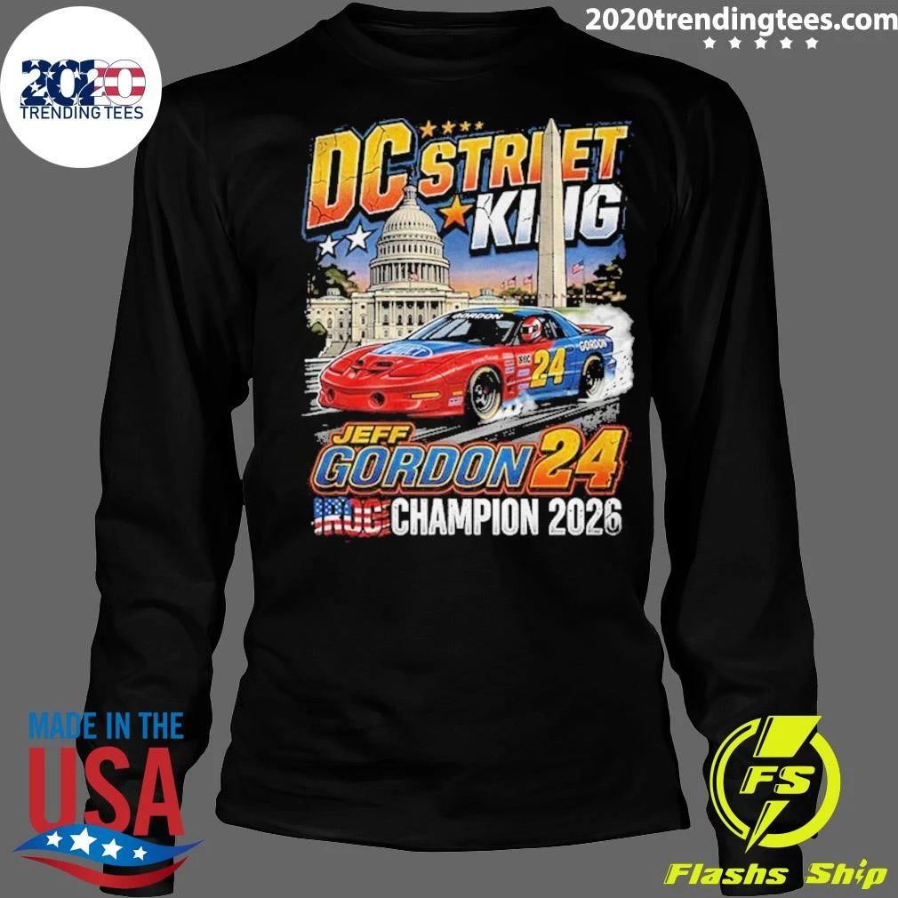 Jeff Gordon 2026 Iroc Freedom 250 Washington Dc Street Race Winner Shirt