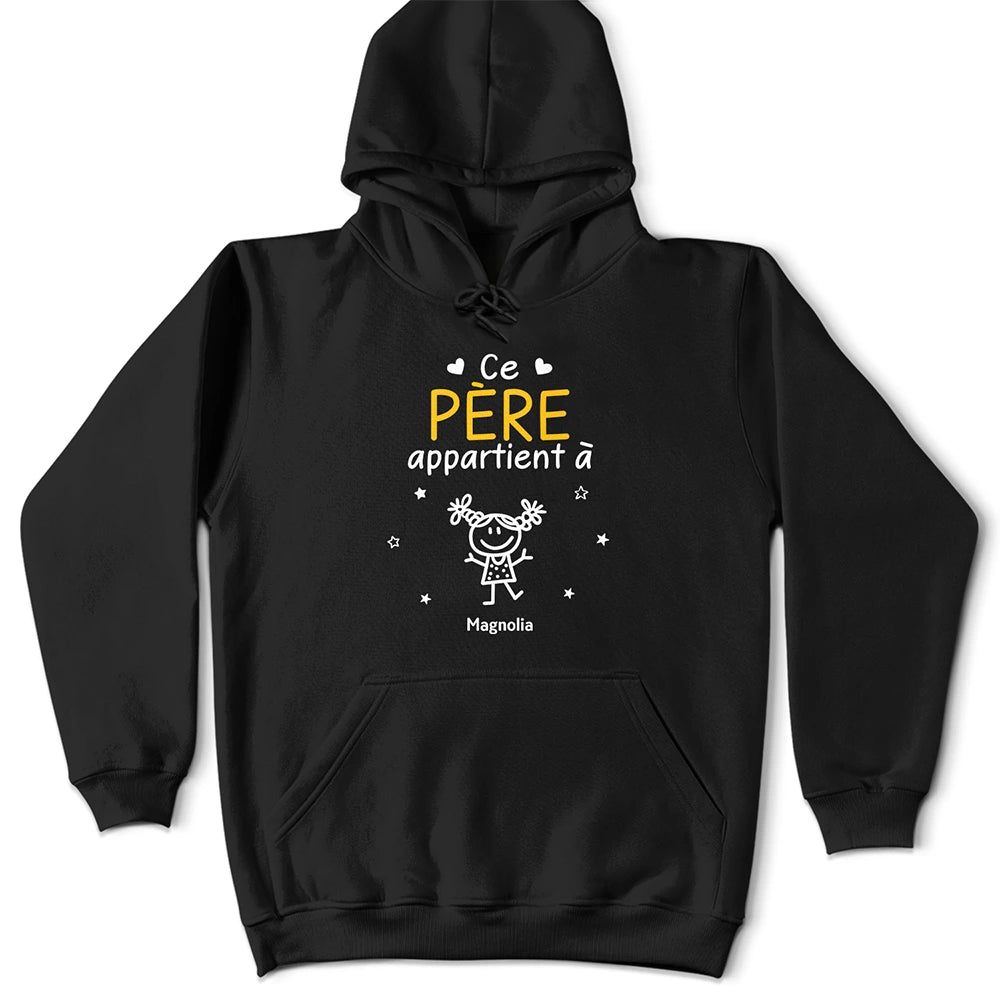 Ce Grand-Père Cette Grand-Mère Ce Papa Cette Maman Appartient À - T Shirt Personnalisé