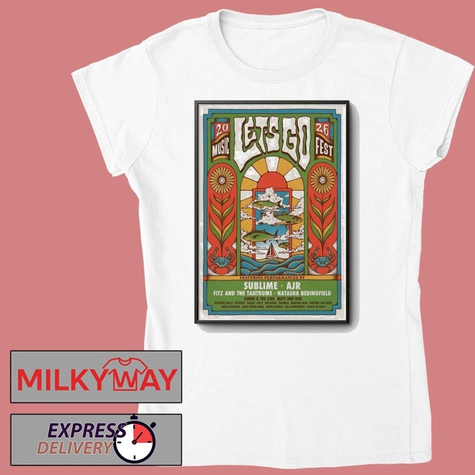 Let’s Go! Music Fest 6 5-6 6 2026 Crownsville MD Poster shirt