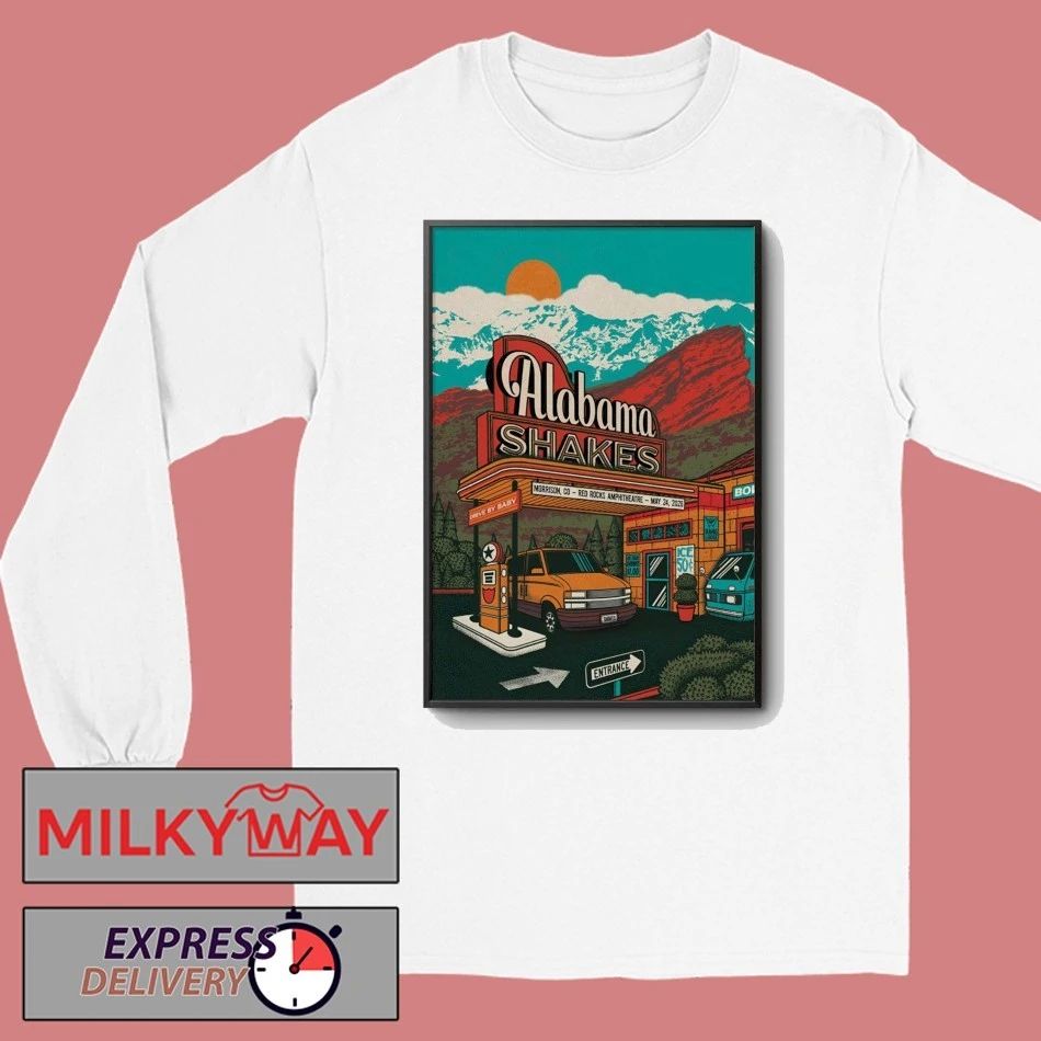 Alabama Shakes At Red Rocks Amphitheatre On May 24 2026 Poster shirt