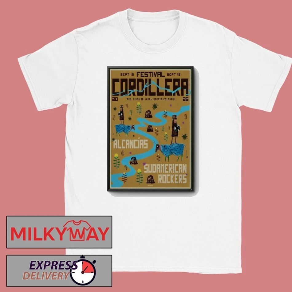 LIMITED Festival Cordillera Sep 13 2026 Bogotá, Colombia Poster show shirt