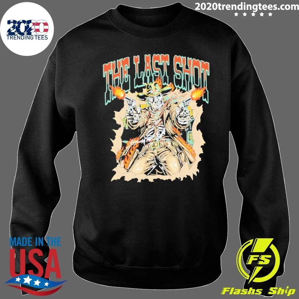The Last Shot Cowboy Skeleton Western Shirt