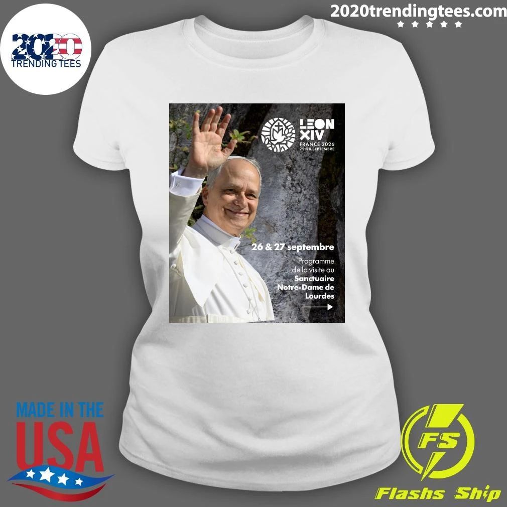 Pope Leo XIV France Septembre 25-28 2026 Shirt