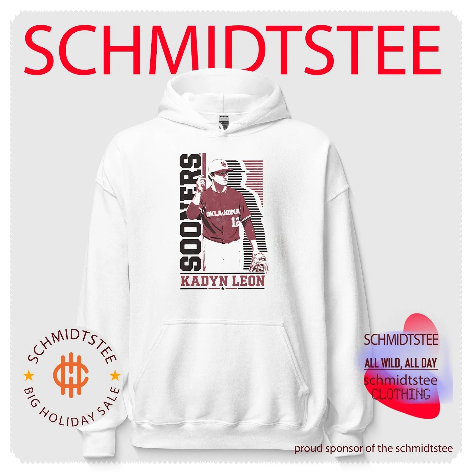 Oklahoma Sooners Kadyn Leon posing vintage shirt