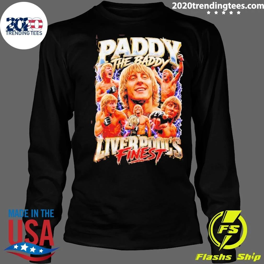 Paddy The Baddy Pimblett Liverpool’s Finest Mma Graphic Shirt