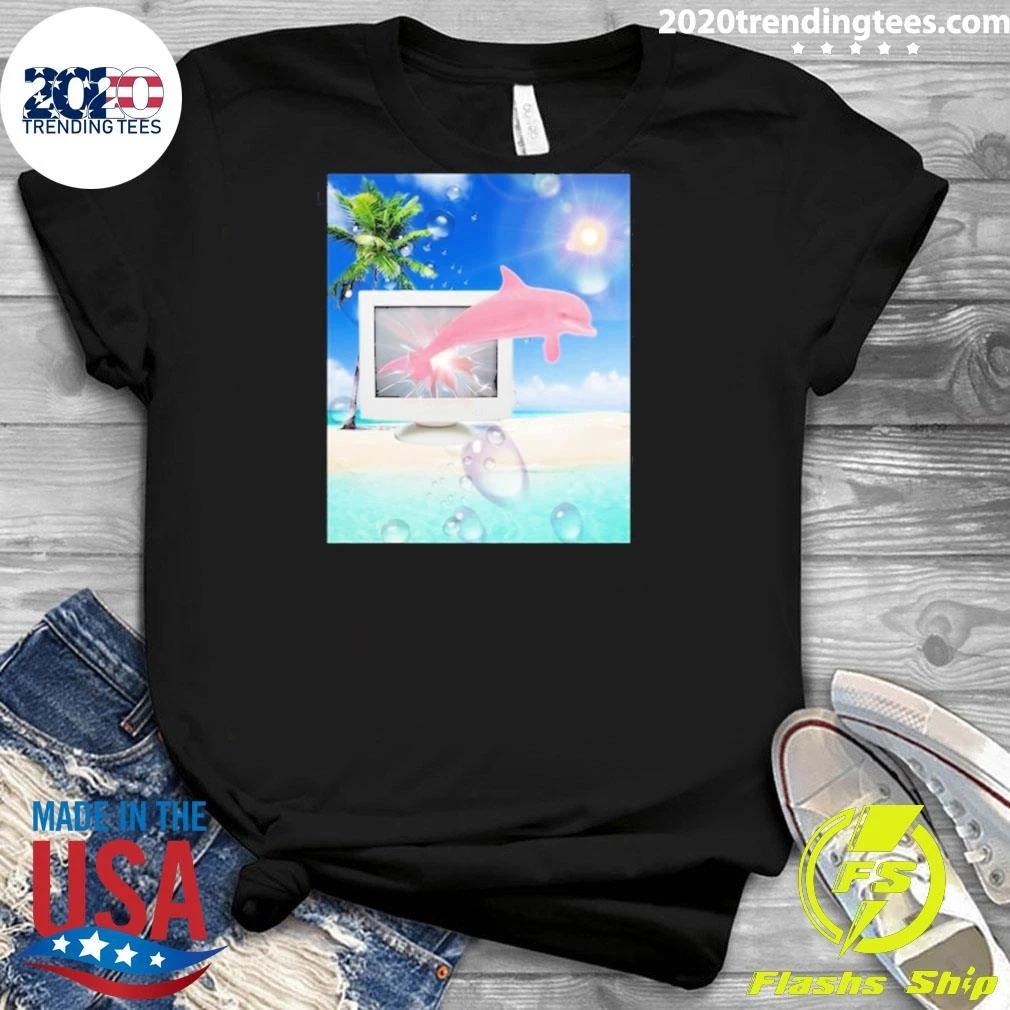 Frutiger Aero Y2k Techwear Weirdcore Vaporwave Cyberpunk Shirt