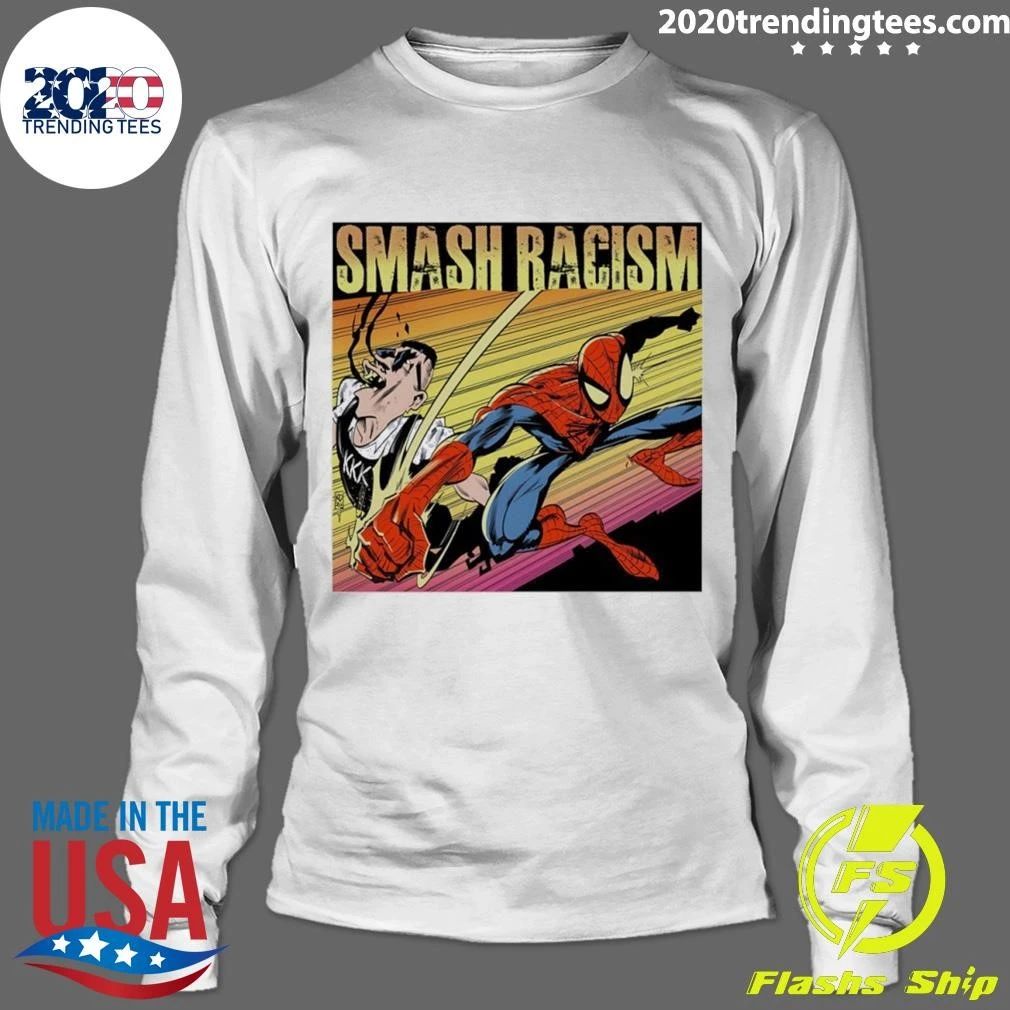 Smash Racism Spidey 1 Jake Lang 0 Comic Shirt