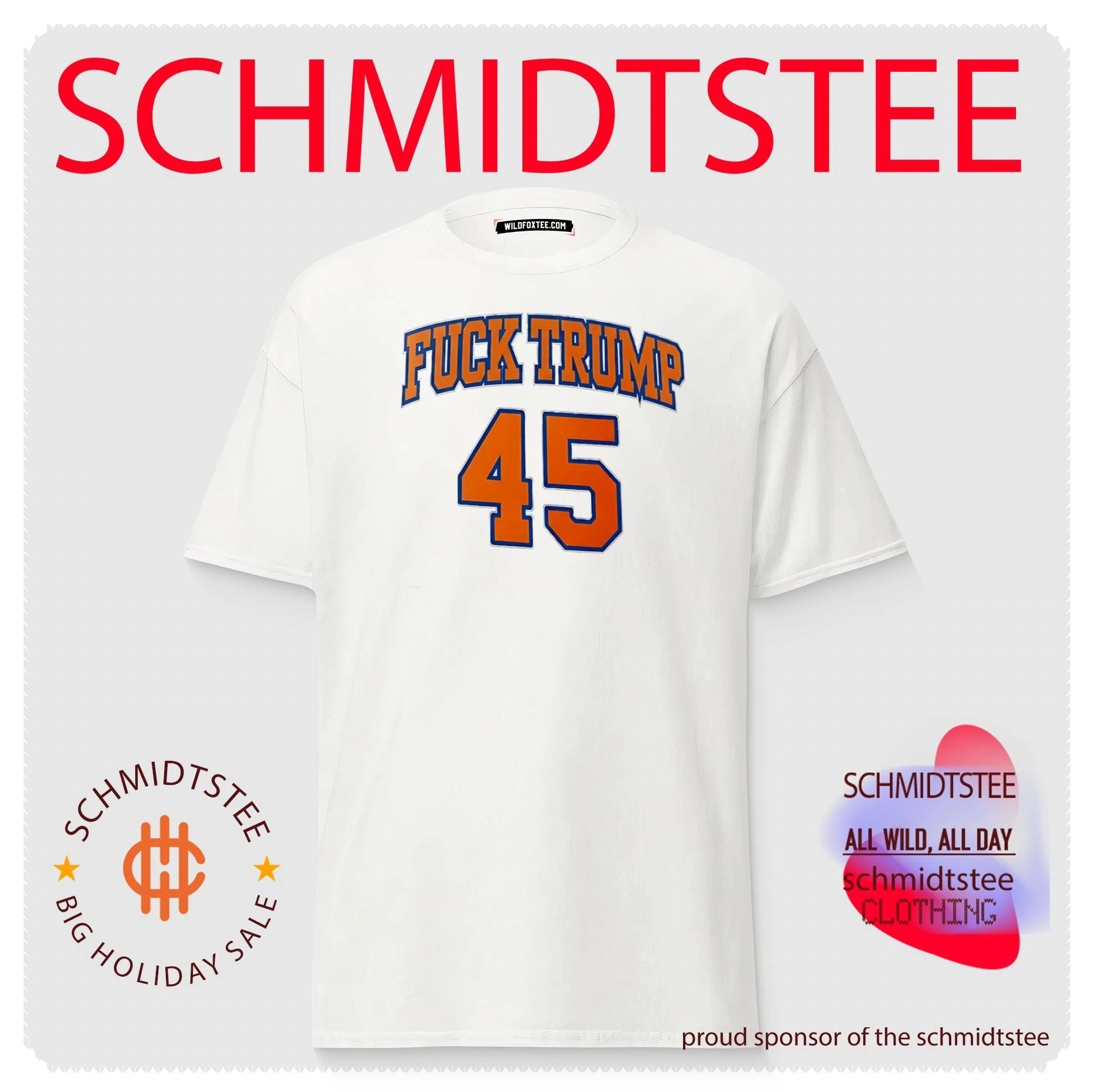 NY Knicks fuck Trump number 45 player shirt
