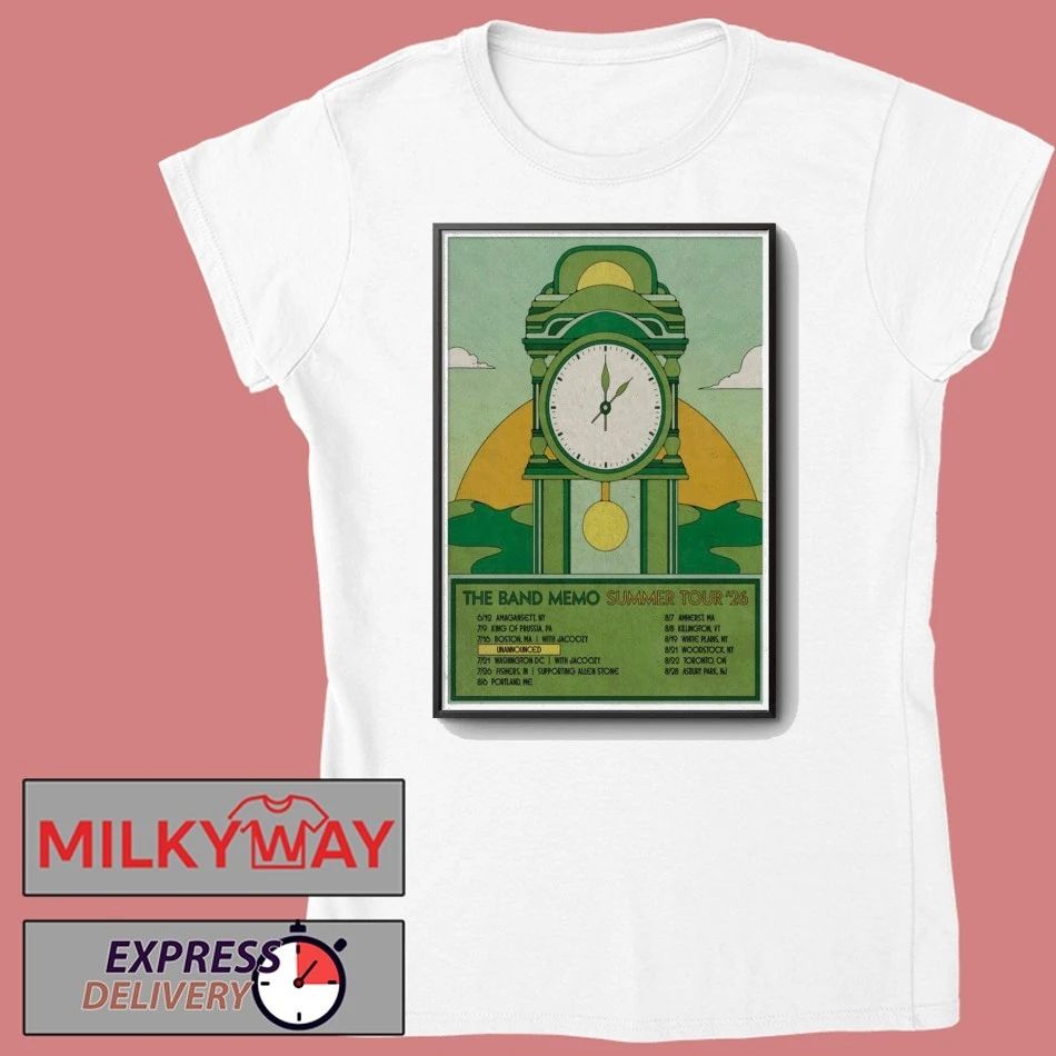 LIMITED Poster The Band Memo Summer Tour 2026 shirt