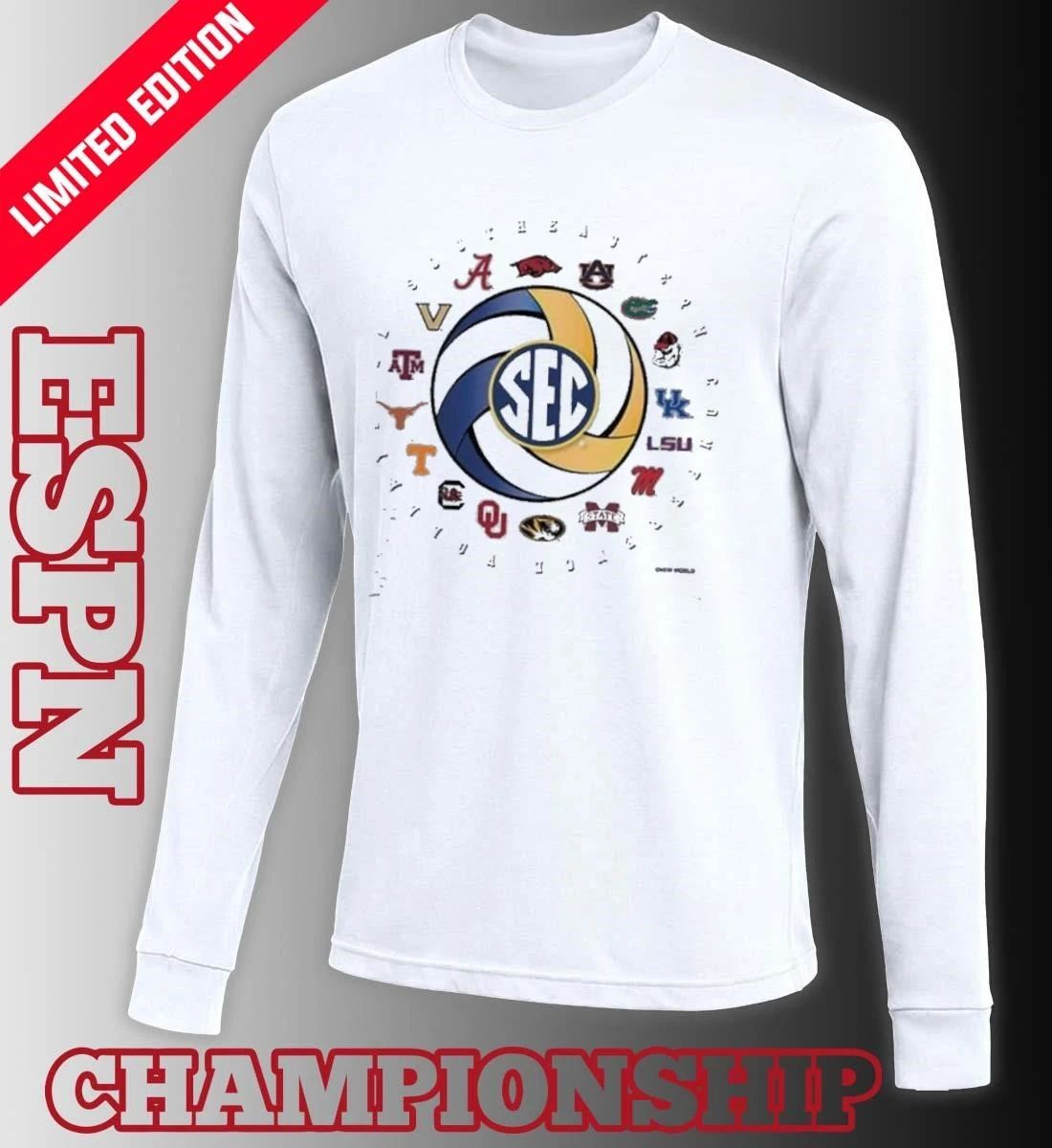 2026 SEC Volleyball Teams Shirt