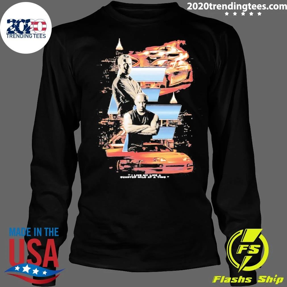 The Fast And The Furious Paul Walker And Vin Diesel Retro Shirt