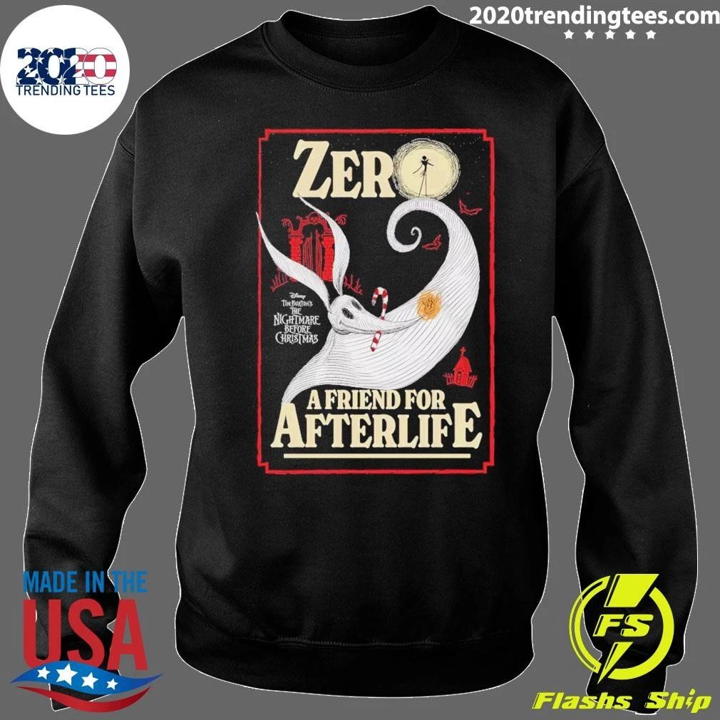 The Nightmare Before Christmas Juniors Womens Halloween A Friend For Life Zero Poster Shirt