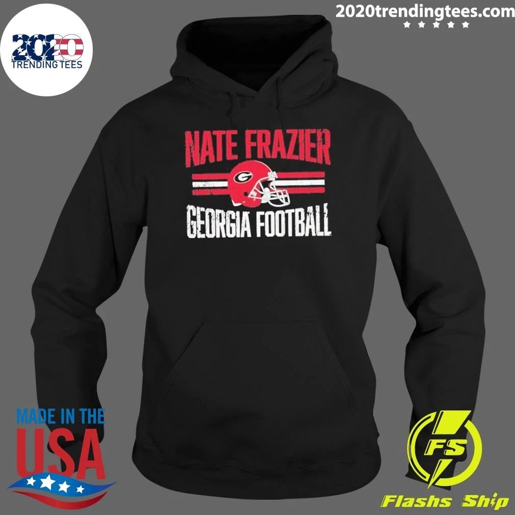 Nate Frazier Georgia Bulldogs NCAA Football Helmet Hero Shirt